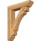Ekena Millwork Merced Slat Rough Sawn Bracket w/ Offset Brace, Western Red Cedar, 8"W x 36"D x 44"H BKT0806X36X44MRC06RWR - alternate 1